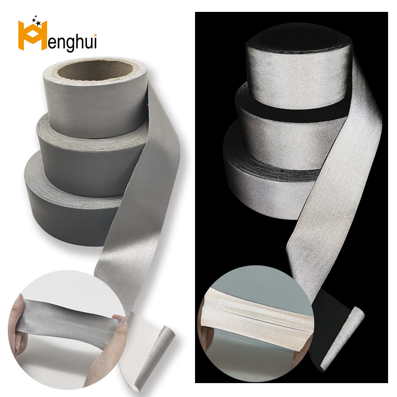 HE401 85％nylon15％spandex single side elastic reflective fabric 450cd/（lx·m²）